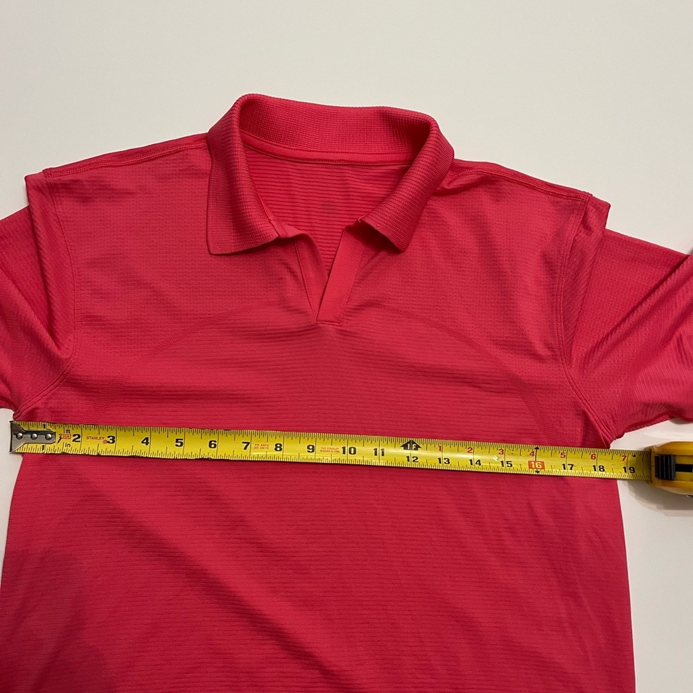 lululemon athletica Swiftly Tech Relaxed Fit Polo Shirt Lipgloss -Size 8 - Picture 5 of 7